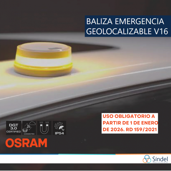 BALIZA V16, DISPOSITIVO DE USO OBLIGATORIO